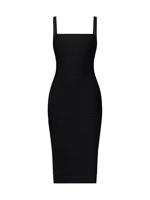 Women's The Neri Bandage Midi-Dress - Black Women's The Neri Bandage Midi-Dress - Black
