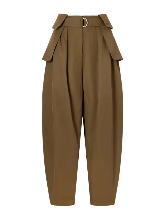 Belted Pleated Cotton And Silk-blend Wide-leg Pants Belted Pleated Cotton And Silk-blend Wide-leg Pants