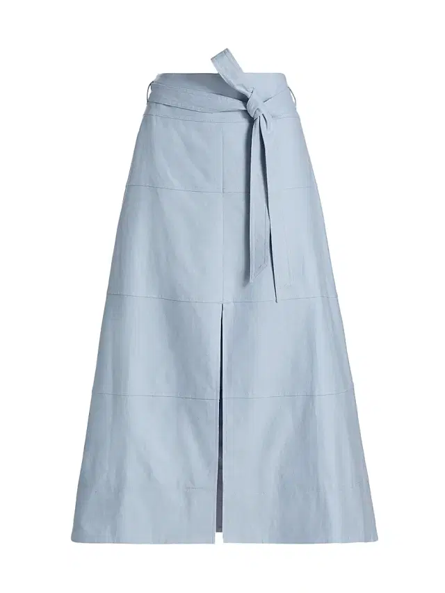 Women's Hudson Linen-Blend Midi-Skirt Women's Hudson Linen-Blend Midi-Skirt