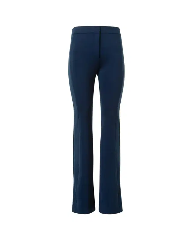 Faris Side-Stripe Techno Neoprene Bootcut Pants Faris Side-Stripe Techno Neoprene Bootcut Pants