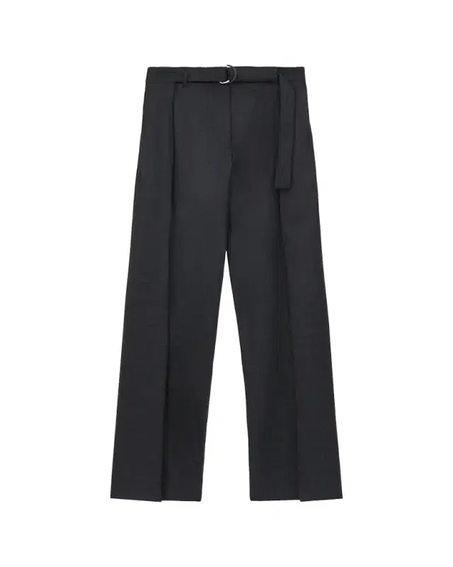 Belted Wool Cotton Trousers Belted Wool Cotton Trousers