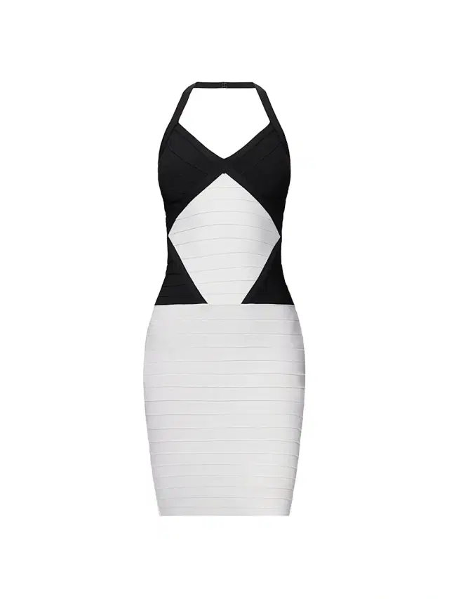 Women's 40th Anniversary The Opening Night Knee-Length Dress - Black Alabaster Combo Women's 40th Anniversary The Opening Night Knee-Length Dress - Black Alabaster Combo