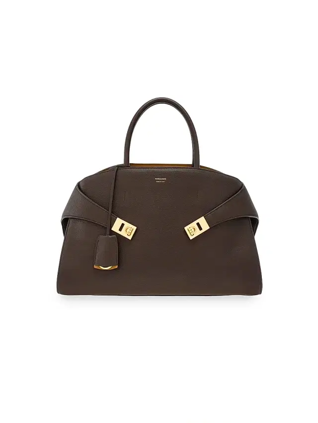 Women's Medium Hug Leather Top Handle Bag Women's Medium Hug Leather Top Handle Bag