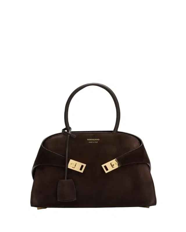 Hug Medium Suede Handbag Hug Medium Suede Handbag