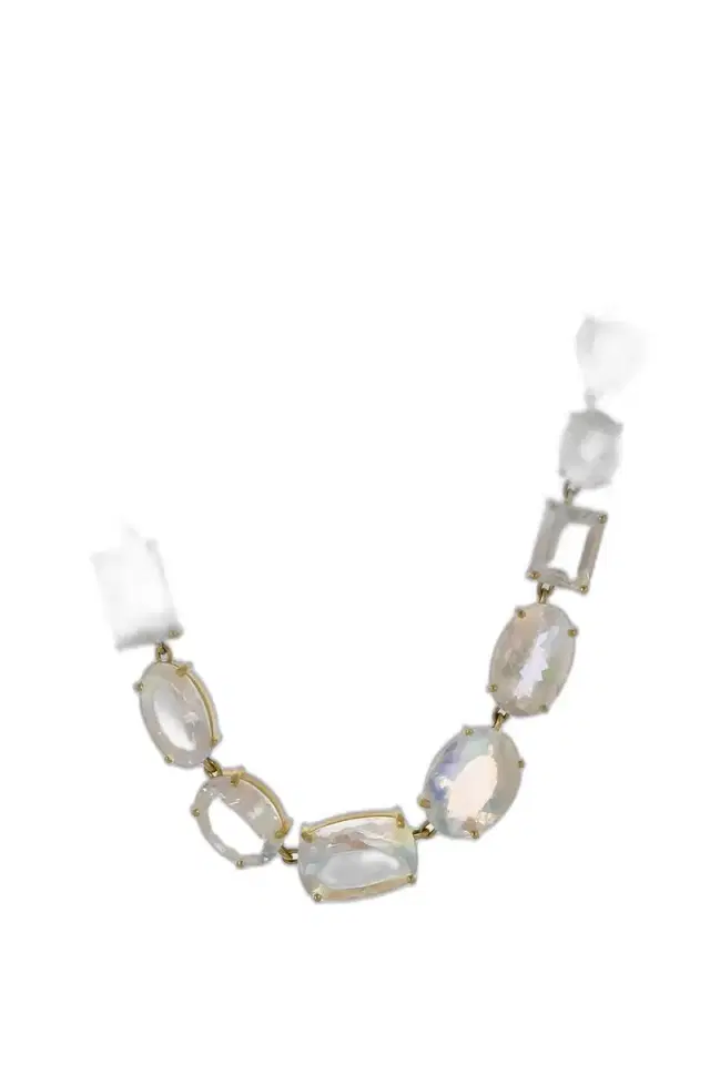 Rainbow Moonstone Gemmy Gem Necklace Rainbow Moonstone Gemmy Gem Necklace