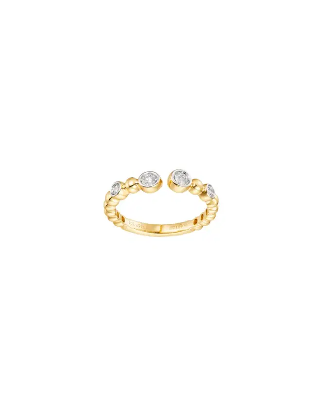 0.181ct Diamond 14K Gold Open Ring 0.181ct Diamond 14K Gold Open Ring