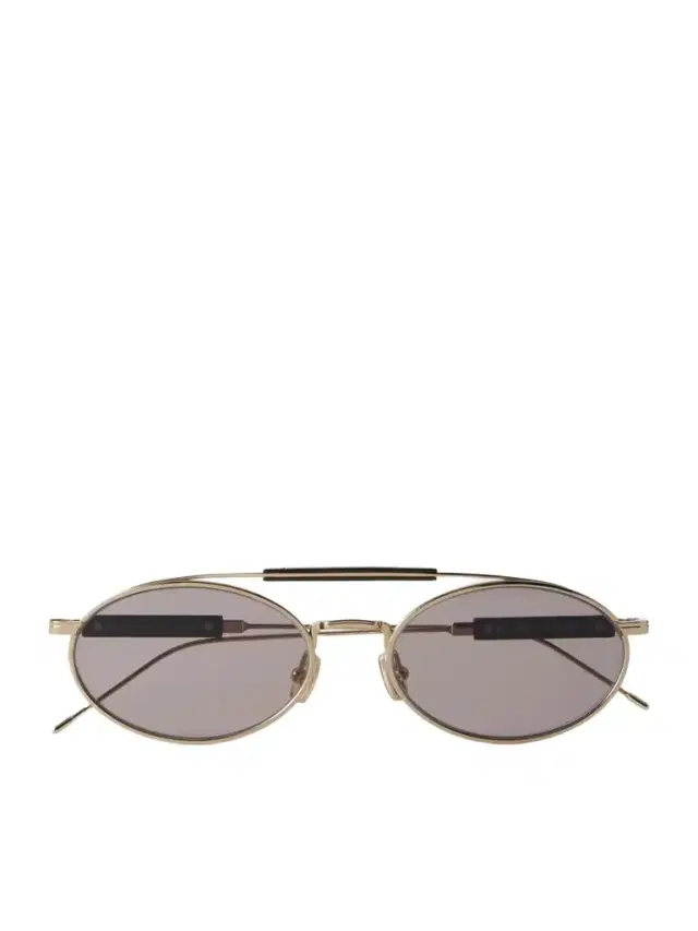 Aviator-style Gold-tone And Acetate Sunglasses Aviator-style Gold-tone And Acetate Sunglasses
