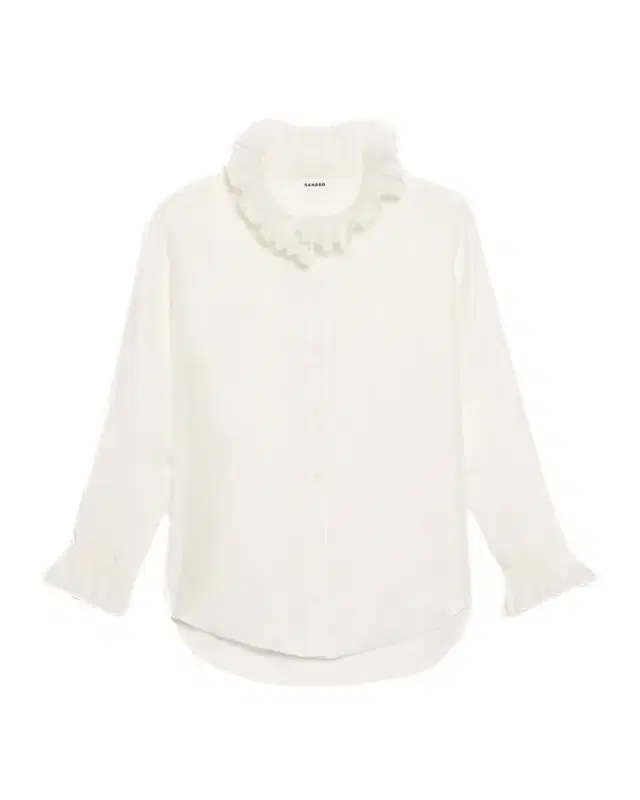 Haby Ruffled Silk Shirt Haby Ruffled Silk Shirt