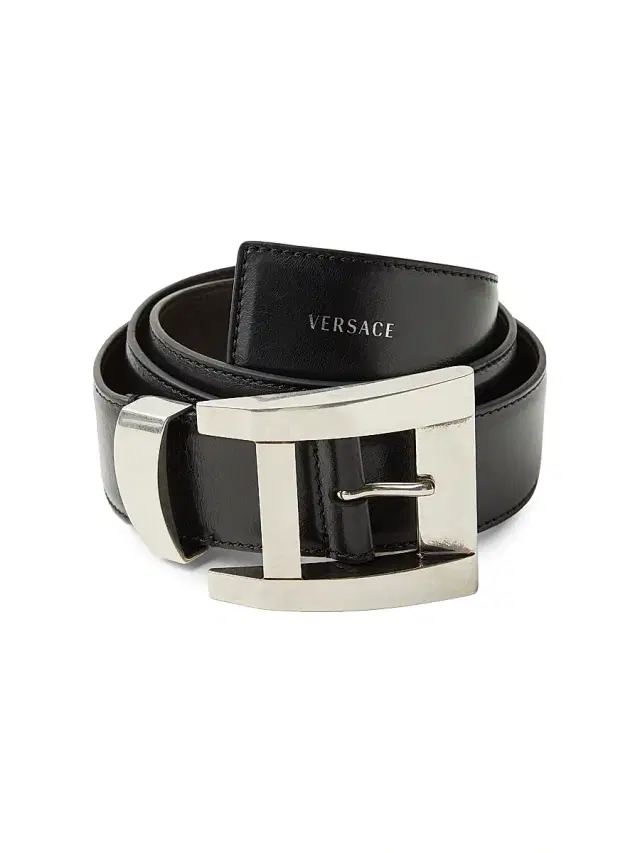 Men's Geometric Buckle Leather Belt Men's Geometric Buckle Leather Belt