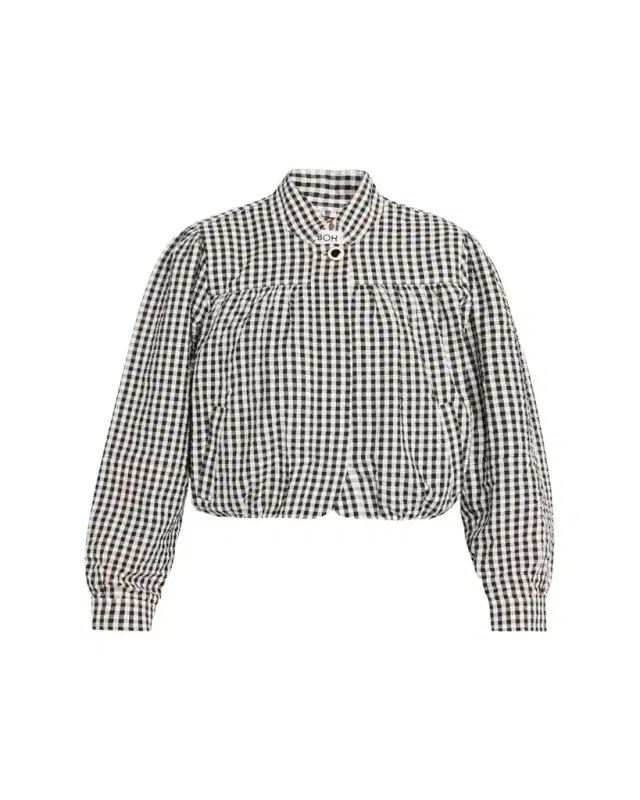 Jodie Gingham Seersucker Jacket Jodie Gingham Seersucker Jacket