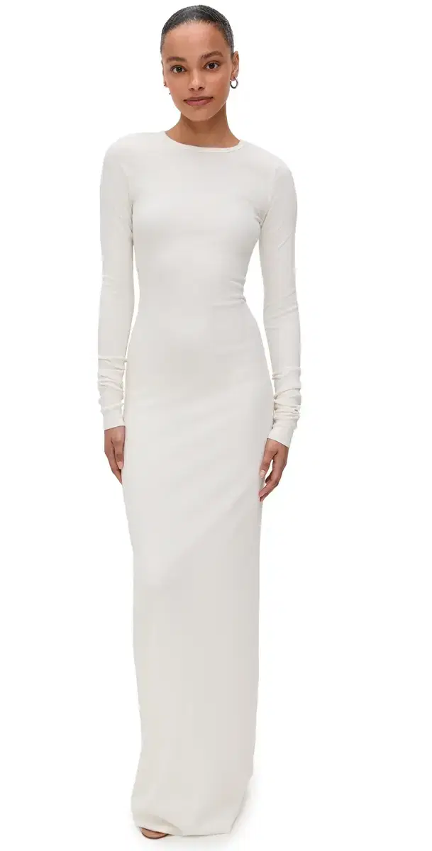 Long Sleeve Crew Neck Maxi Dress Long Sleeve Crew Neck Maxi Dress