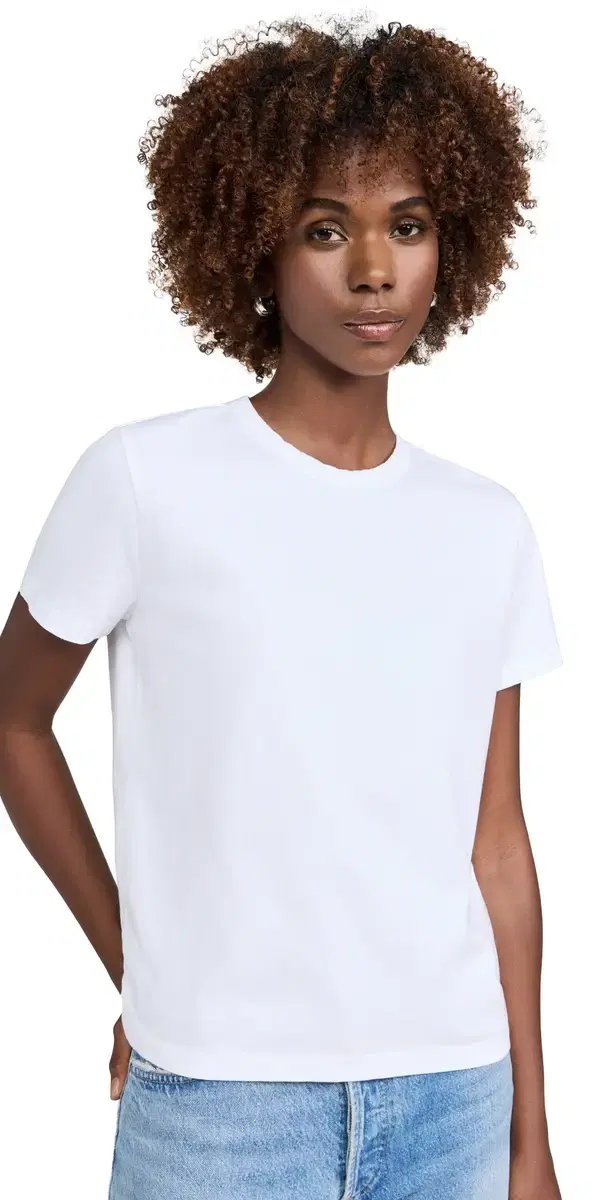 The Perfect Crewneck Tee in Allday Jersey The Perfect Crewneck Tee in Allday Jersey