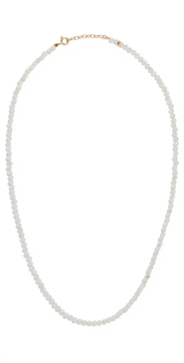 June Moonstone Beaded Necklace June Moonstone Beaded Necklace