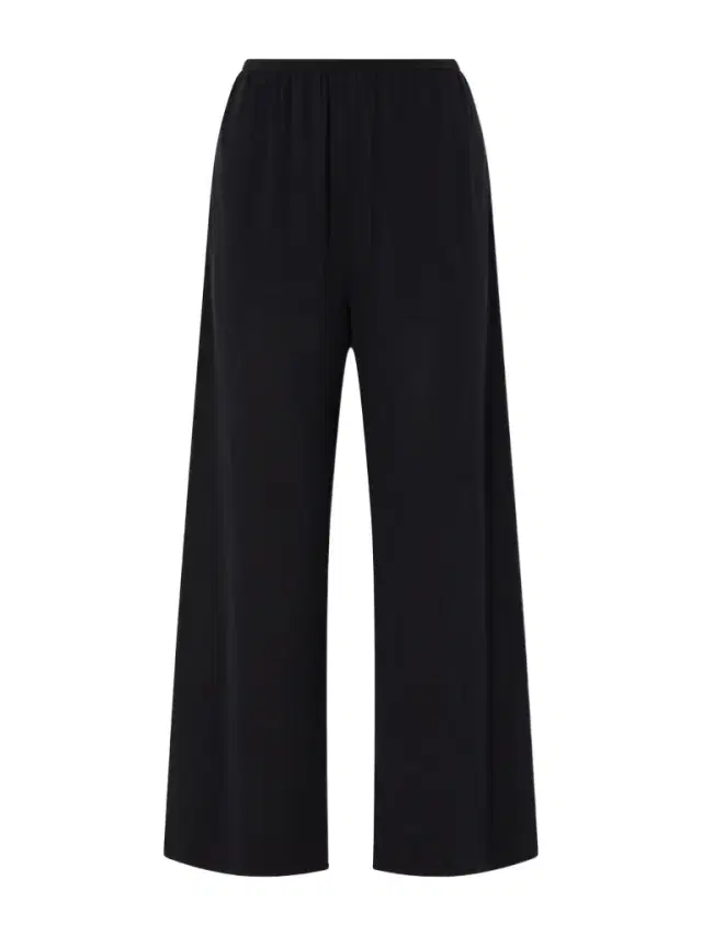 Cotton And Silk-blend Wide-leg Pajama Pants Cotton And Silk-blend Wide-leg Pajama Pants