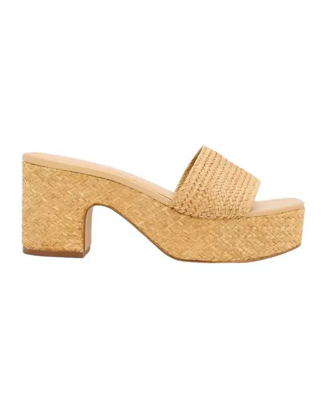 Clarita Raffia Platform Sandals Clarita Raffia Platform Sandals