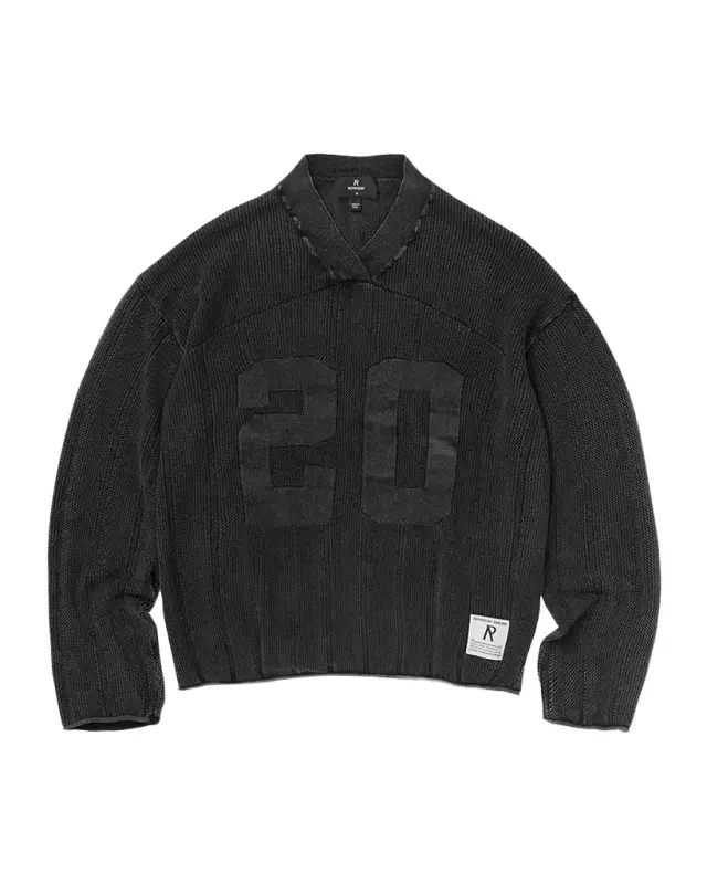 Men's Knitted Varsity Long-Sleeve Jersey Shirt Men's Knitted Varsity Long-Sleeve Jersey Shirt