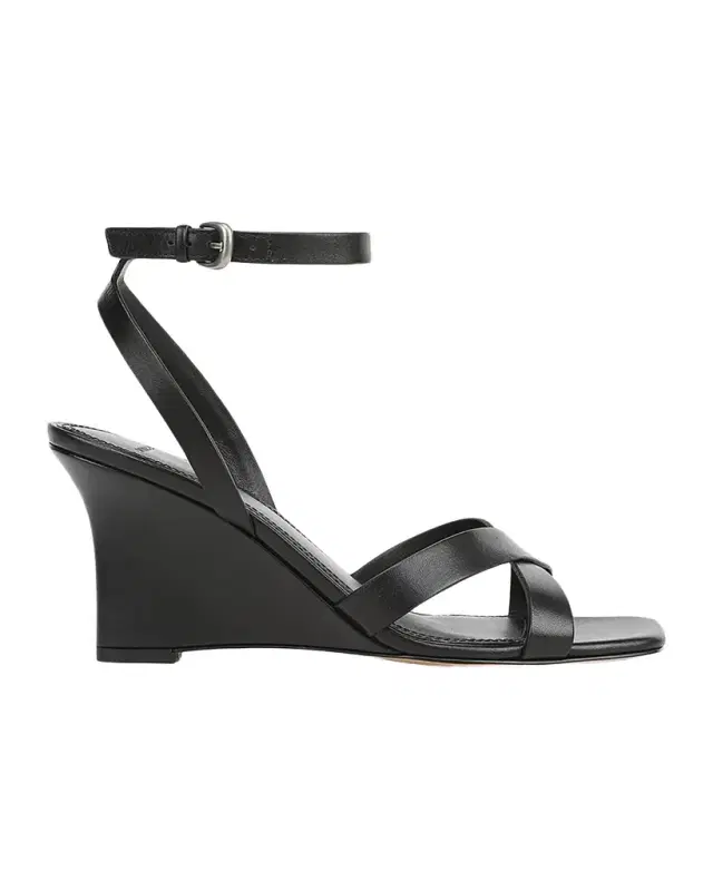 75mm Parma Leather Wedge Sandals 75mm Parma Leather Wedge Sandals