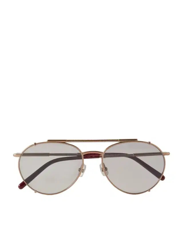 Aviator-style Titanium Sunglasses Aviator-style Titanium Sunglasses
