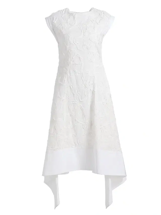 Women's 3D Floral-Embroidered Belted Midi-Dress Women's 3D Floral-Embroidered Belted Midi-Dress