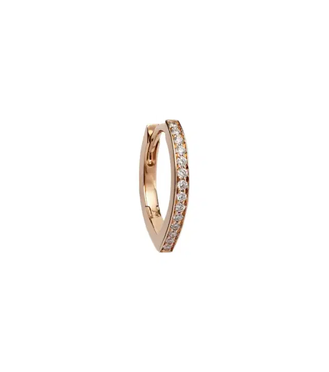 Antifer 18kt rose gold single earring with diamonds Antifer 18kt rose gold single earring with diamonds