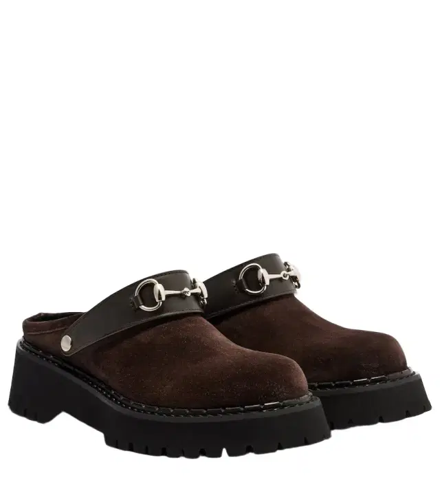 Horsebit suede mules Horsebit suede mules