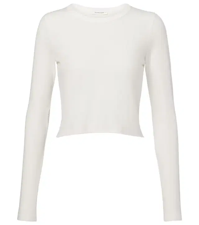 Cropped cotton jersey T-shirt Cropped cotton jersey T-shirt