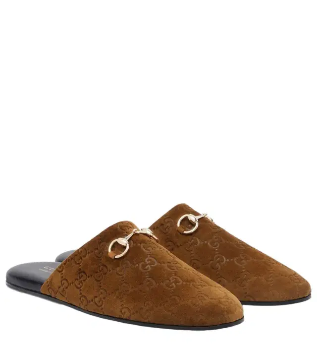 Horsebit GG suede mules Horsebit GG suede mules