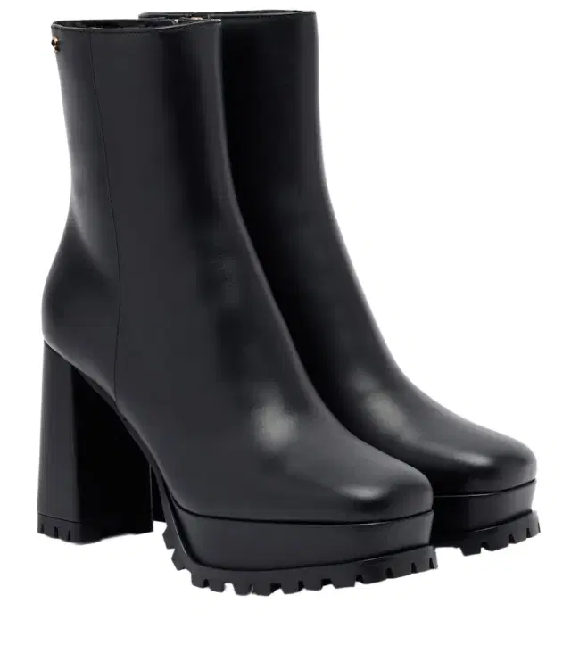 Leather platform ankle boots Leather platform ankle boots