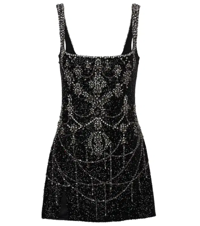Chandelier embellished minidress Chandelier embellished minidress