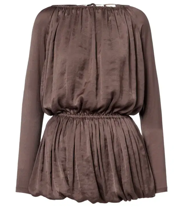 Draped taffeta minidress Draped taffeta minidress