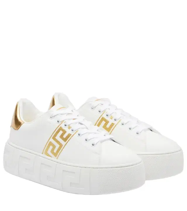 Greca embroidered sneakers Greca embroidered sneakers