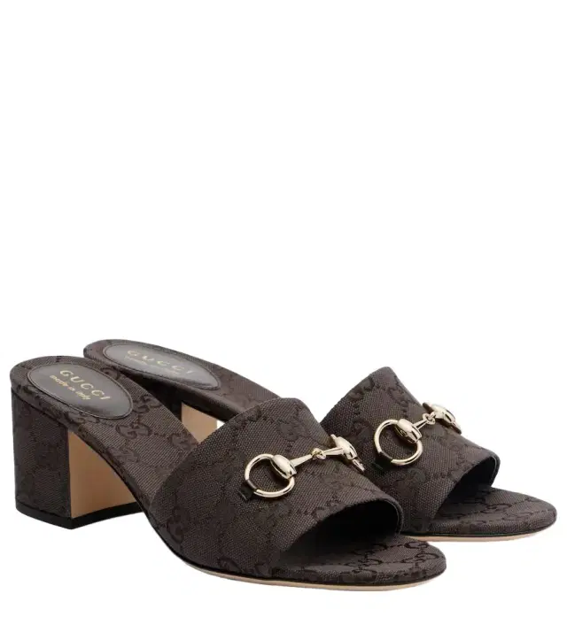 Horsebit GG Canvas mules Horsebit GG Canvas mules