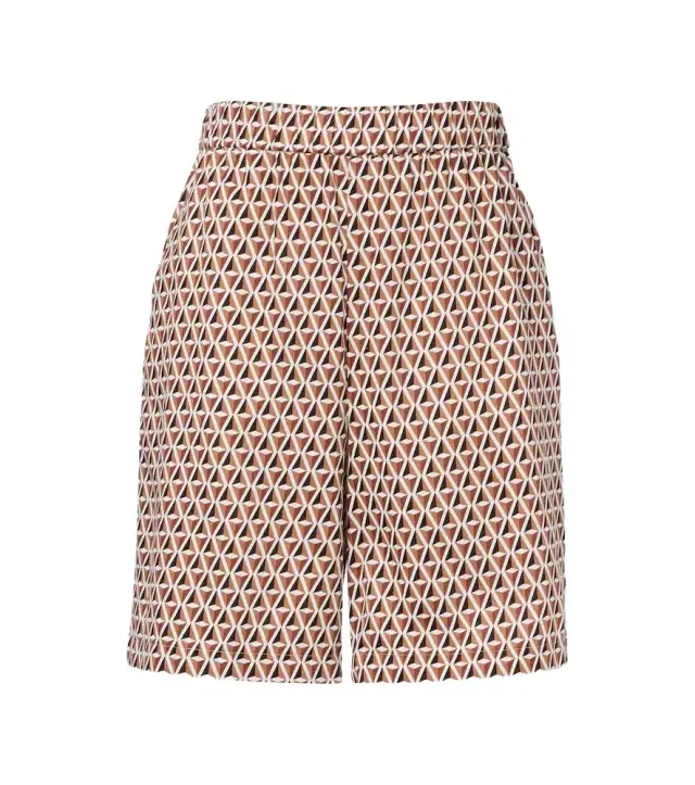 Omelia printed cotton Bermuda shorts Omelia printed cotton Bermuda shorts