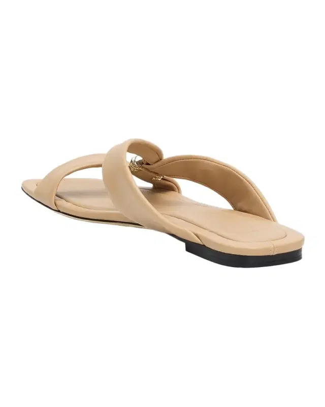 Vilma Strappy Leather Slide Sandals Vilma Strappy Leather Slide Sandals