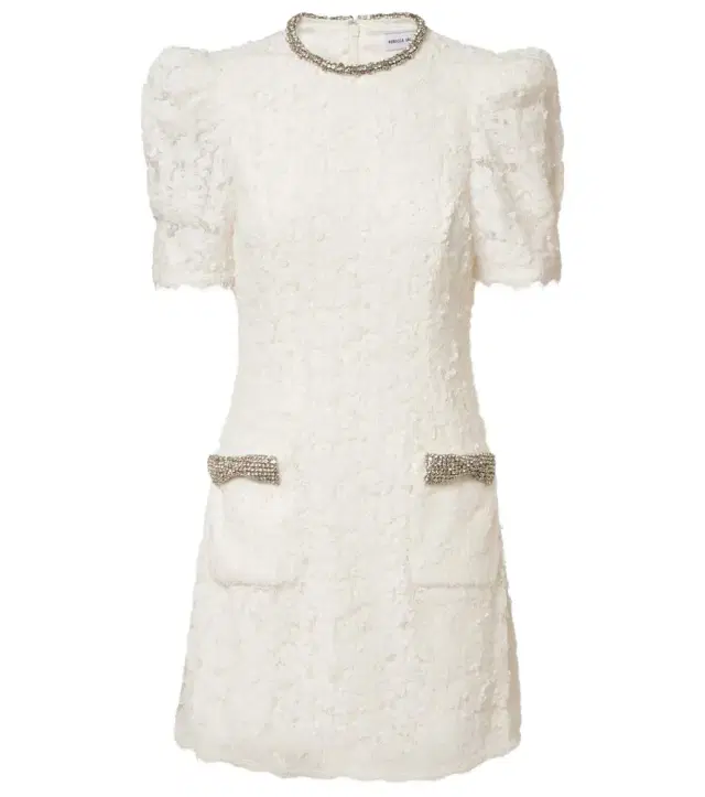 Bridal Dillon embellished lace minidress Bridal Dillon embellished lace minidress