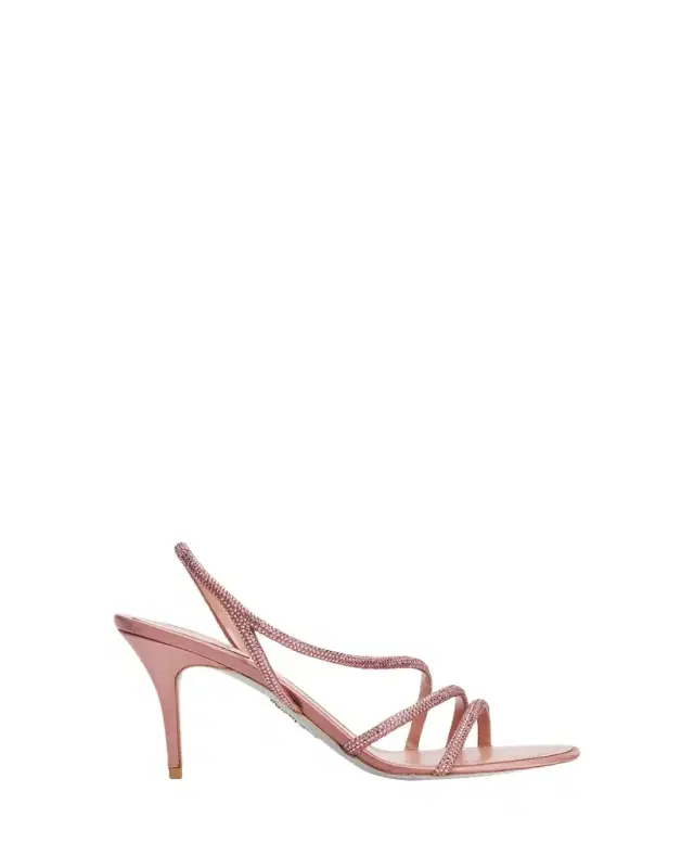 80mm Cleo Crystal Satin Sandals 80mm Cleo Crystal Satin Sandals