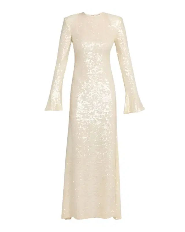 Sequined Flare-Sleeve Maxi Dress Sequined Flare-Sleeve Maxi Dress