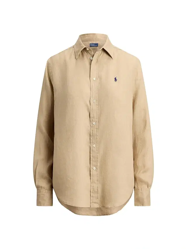 Women's Logo Linen Classic-Fit Shirt Women's Logo Linen Classic-Fit Shirt