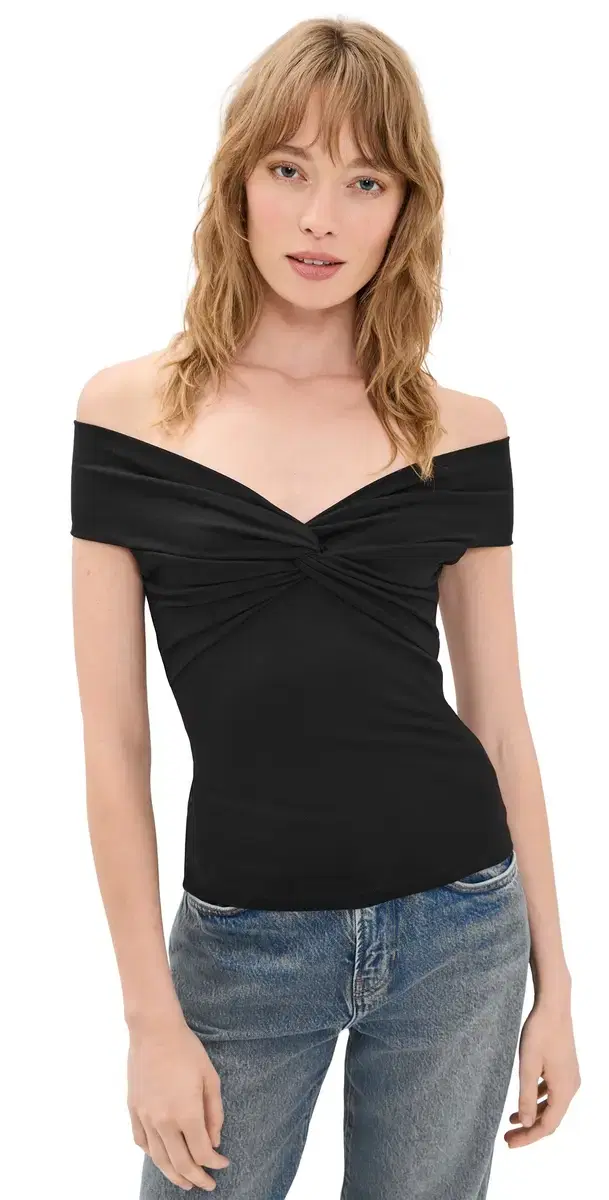 Off Shoulder Twist Top Off Shoulder Twist Top