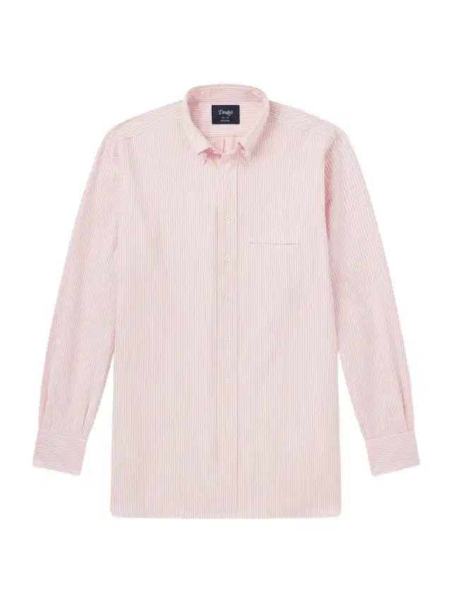 Button-Down Collar Striped Cotton Shirt - Men Button-Down Collar Striped Cotton Shirt - Men