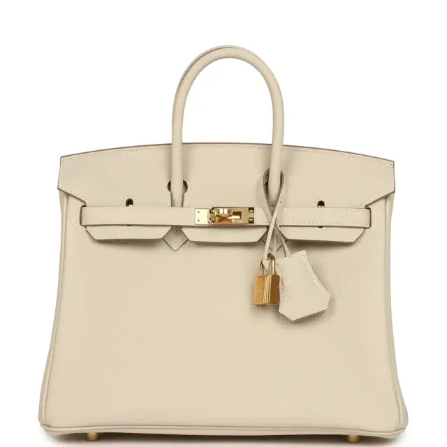 Hermes Birkin 25 Craie Togo Gold Hardware Hermes Birkin 25 Craie Togo Gold Hardware