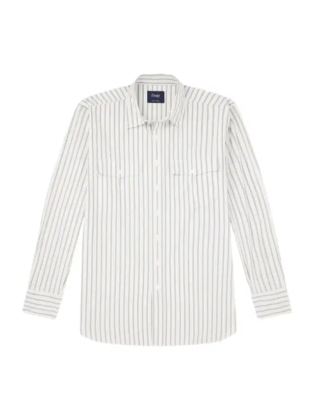 Striped Cotton-Poplin Shirt - Men Striped Cotton-Poplin Shirt - Men