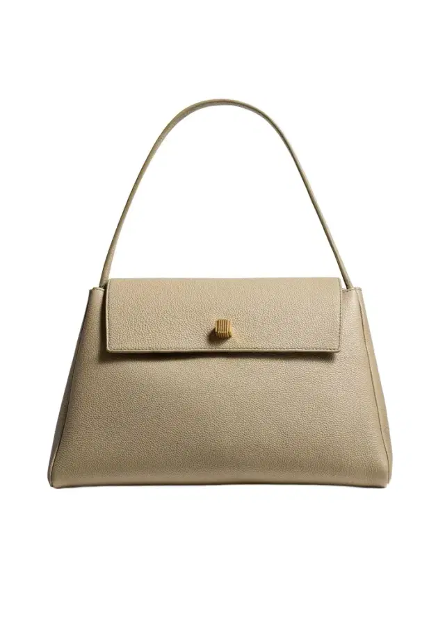 Audrey Top Handle Bag In Sage Pebbled Leather Audrey Top Handle Bag In Sage Pebbled Leather