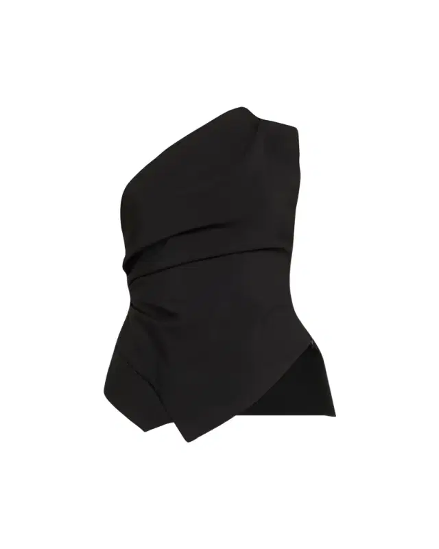 Draped One-Shoulder Top Draped One-Shoulder Top