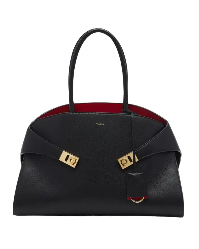 Small Hug Leather Top-Handle Bag Small Hug Leather Top-Handle Bag