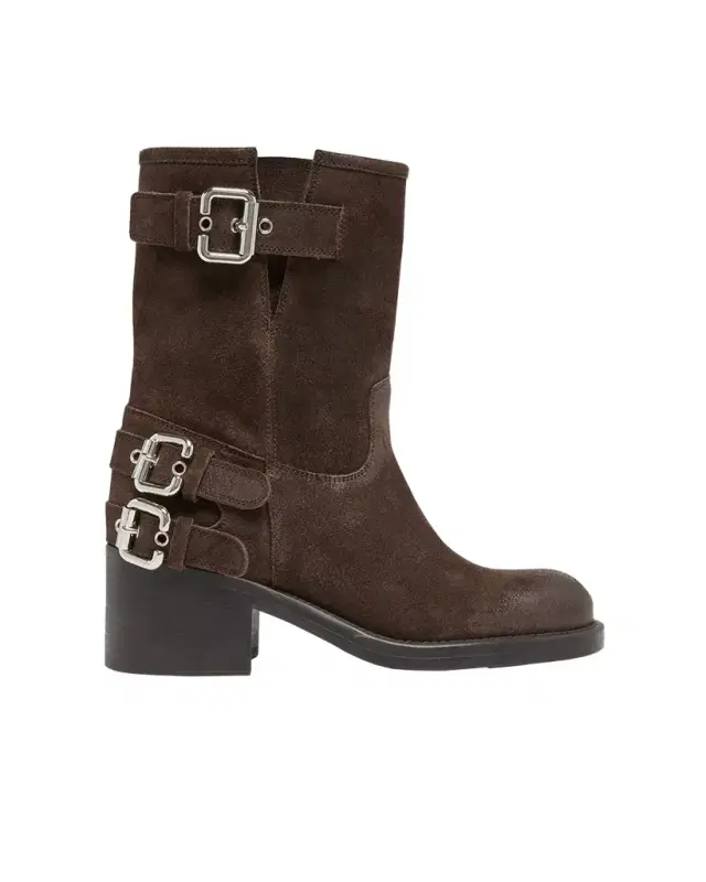 Dakota Suede Moto Ankle Boots Dakota Suede Moto Ankle Boots