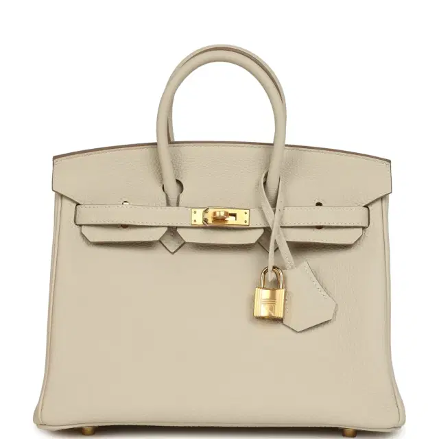 Hermes Birkin 25 Craie Togo Gold Hardware Hermes Birkin 25 Craie Togo Gold Hardware