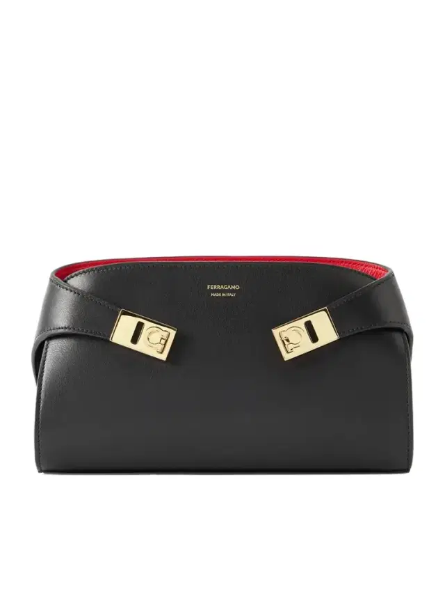 Hug Embellished Textured-leather Shoulder Bag Hug Embellished Textured-leather Shoulder Bag