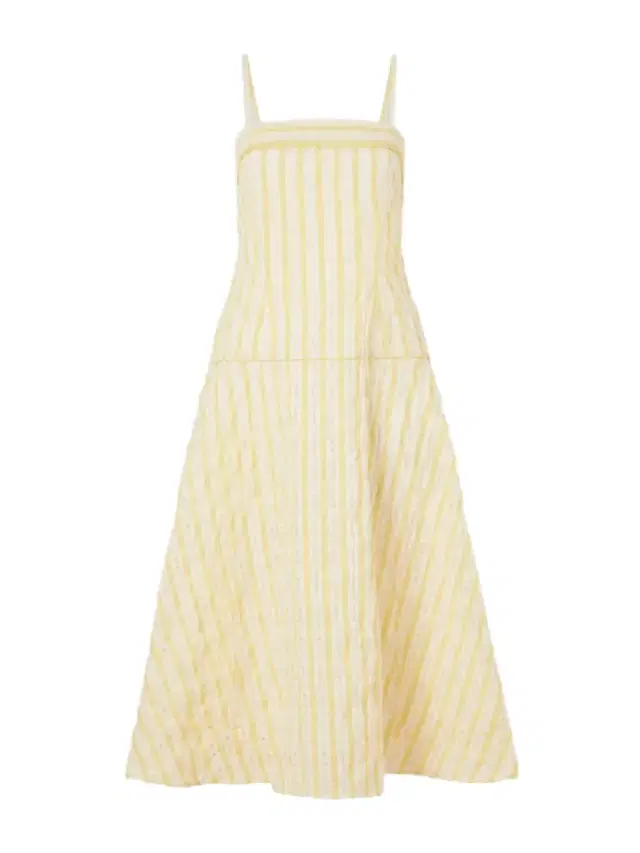Drop Me A Note Striped Seersucker Midi Dress Drop Me A Note Striped Seersucker Midi Dress