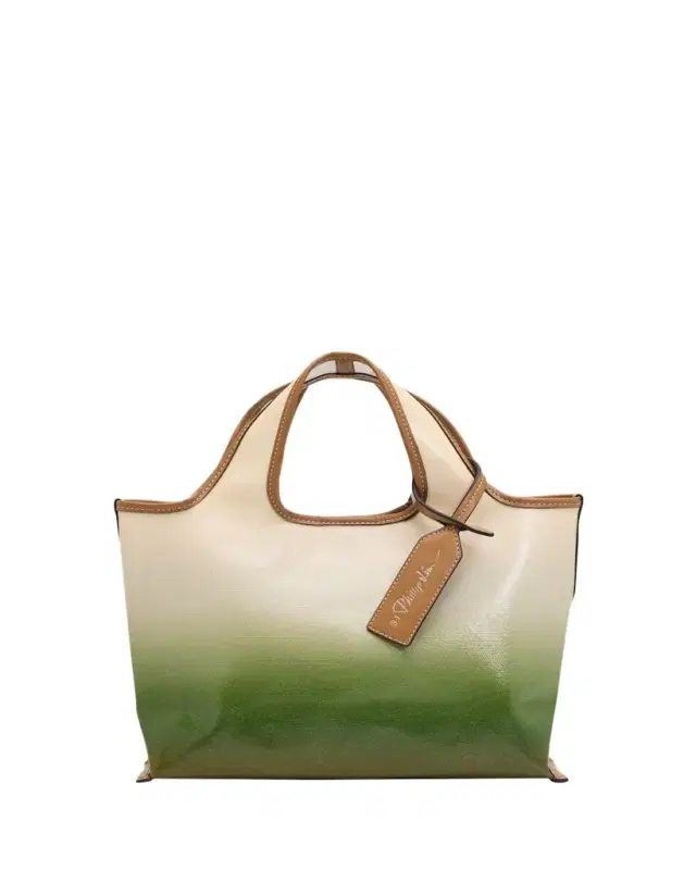 Ombre Coated Canvas Mini Market Tote Bag Ombre Coated Canvas Mini Market Tote Bag